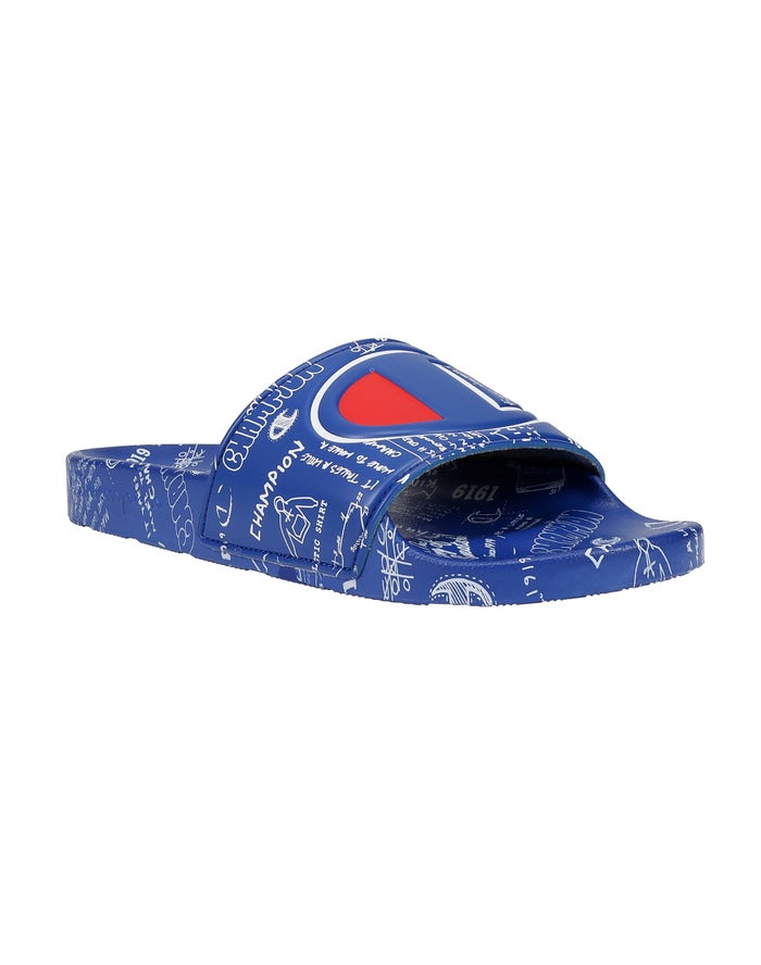 Chanclas Champion Hombre - Ipo Doodle ( Azules ) 7901643-WJ